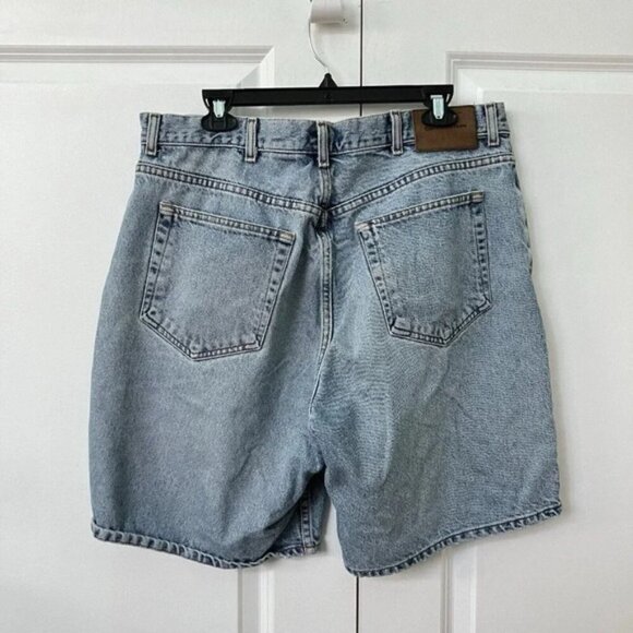 Vintage Calvin Klein Easy Fit Double Stone Wash Denim Jean Shorts - Picture 2 of 7